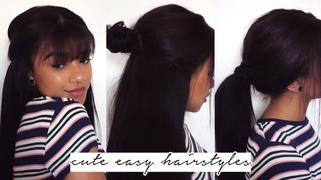 Cute Hairstyles For Relaxed Hair
 CUTE & EASY HAIRSTYLES USING EXTENSIONS