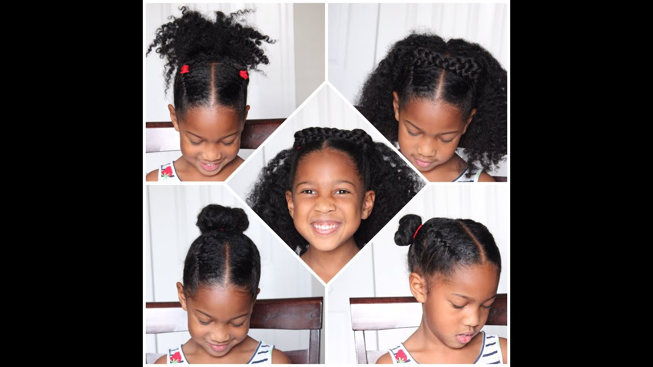 Cute Hairstyles For Relaxed Hair
 4 EASY Back to School Natural Hairstyles for KIDS
