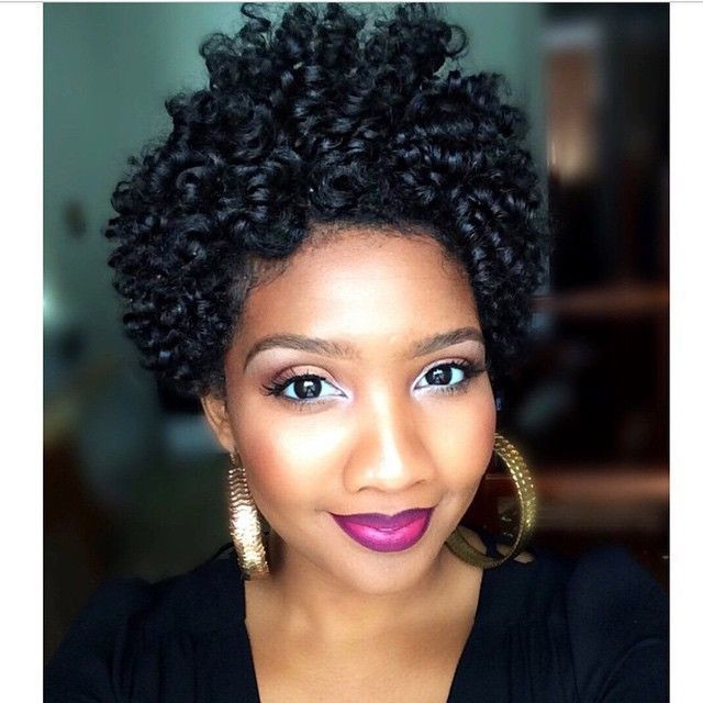 Cute Hairstyles For Relaxed Hair
 25 Cute Curly and Natural Short Hairstyles For Black Women
