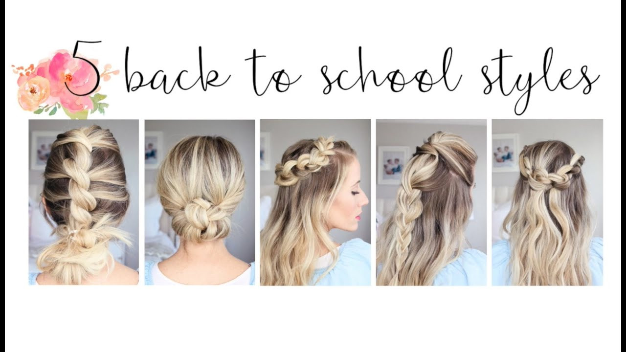 Cute Hairstyles For Short Hair For School
 5 Easy Back to School Hairstyles