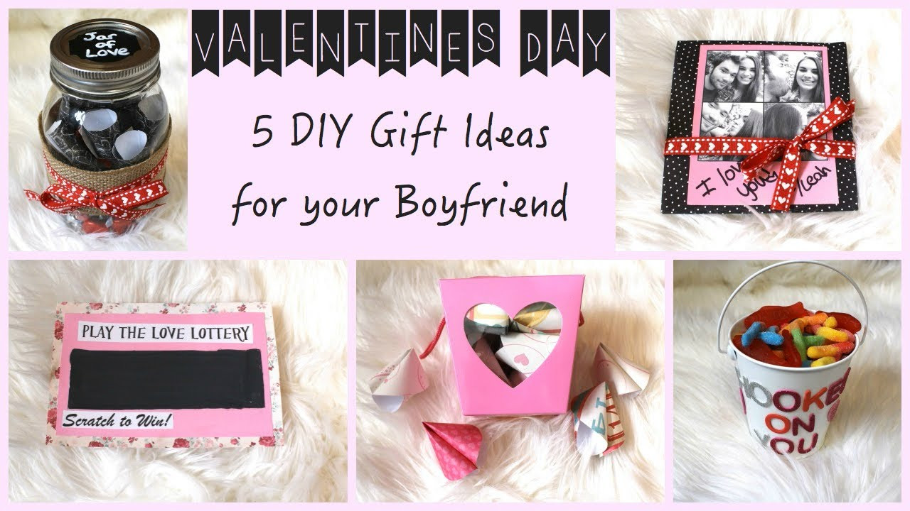 Cute Homemade Birthday Gifts For Boyfriend
 5 DIY Gift Ideas for Your Boyfriend