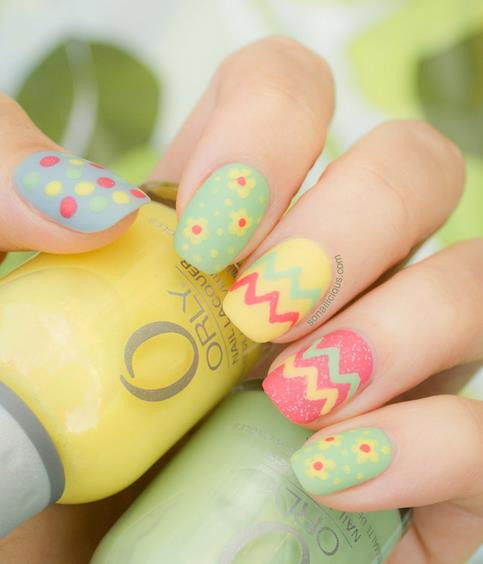 Cute Nail Ideas For Spring
 16 Cute Nail Designs for Spring and Summer