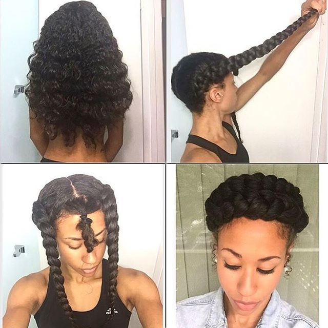 Cute Protective Hairstyles
 HAIRSPIRATION By kissmyspikez "For the Double Braid Halo