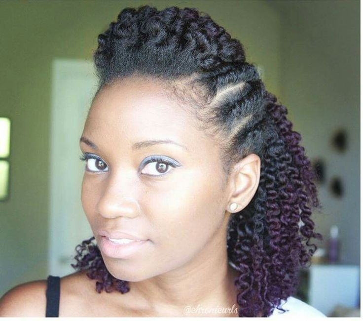 Cute Protective Hairstyles
 2 strand twists & twist out