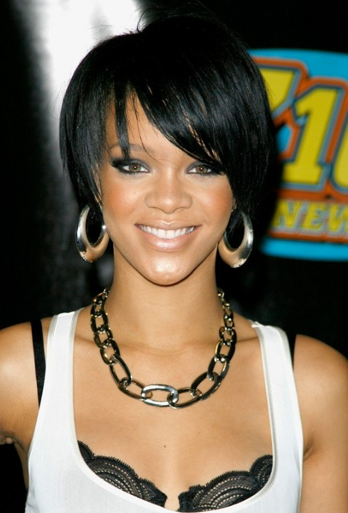 Cute Short Hairstyles African American
 Cute African American Hairstyles from Rihanna Cute Bob Cut