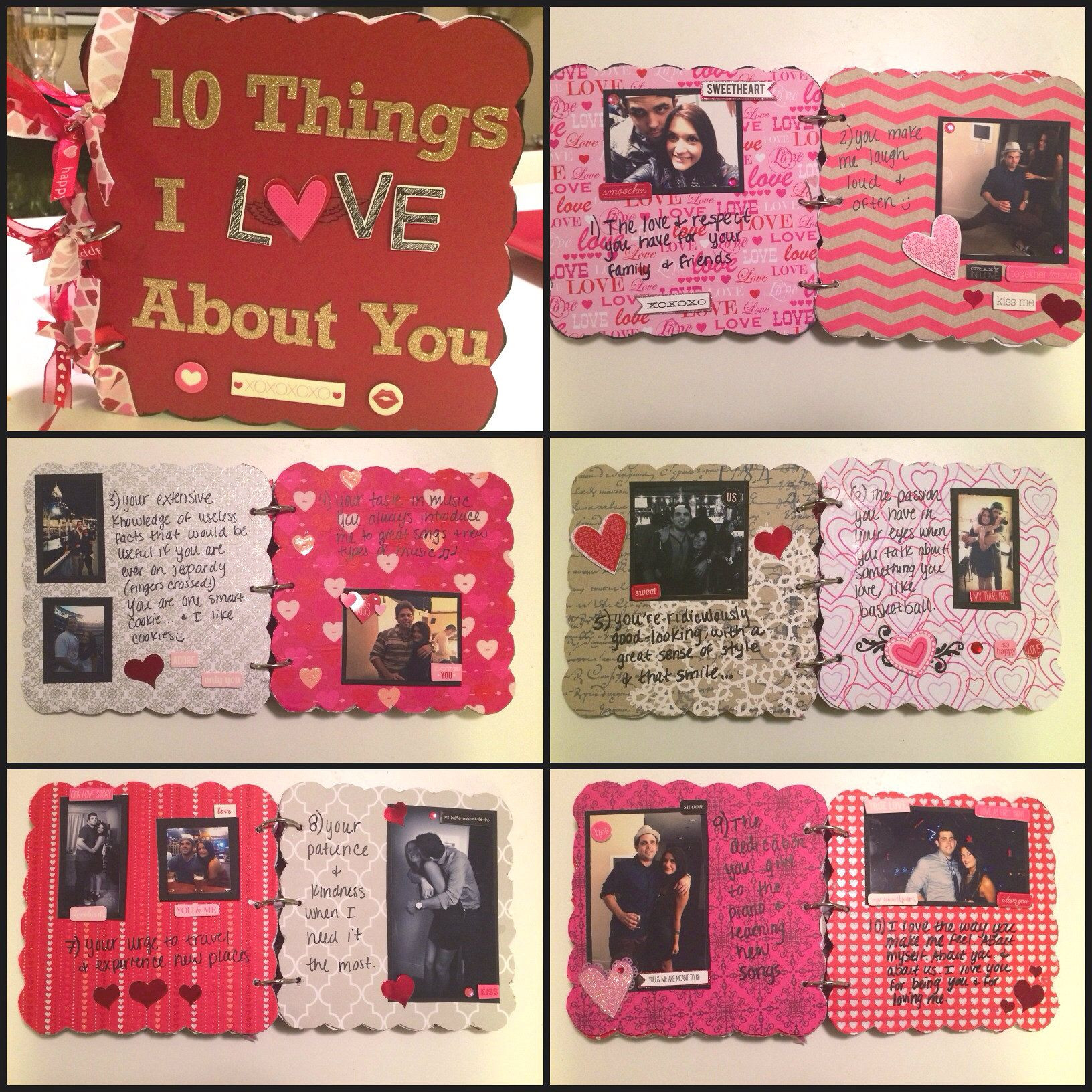 Cute Valentine Gift Ideas For Boyfriend
 Boyfriend Gift Idea Chipboard Scrapbook
