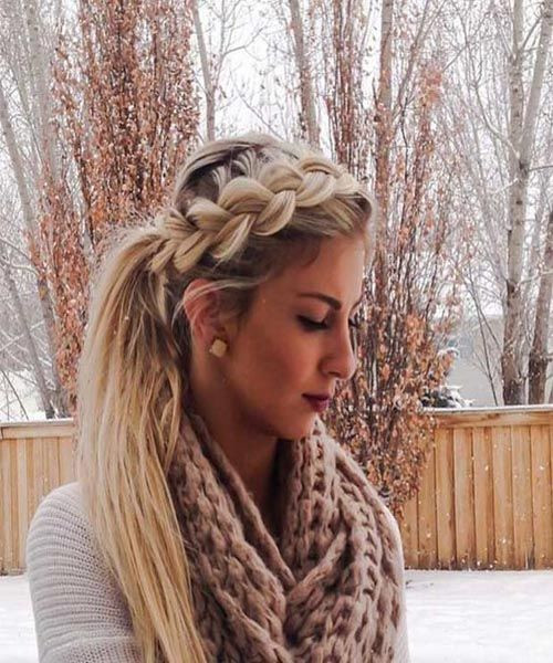 Cute Waitress Hairstyles
 Ponytail Braided Hairstyles For Girls 2017