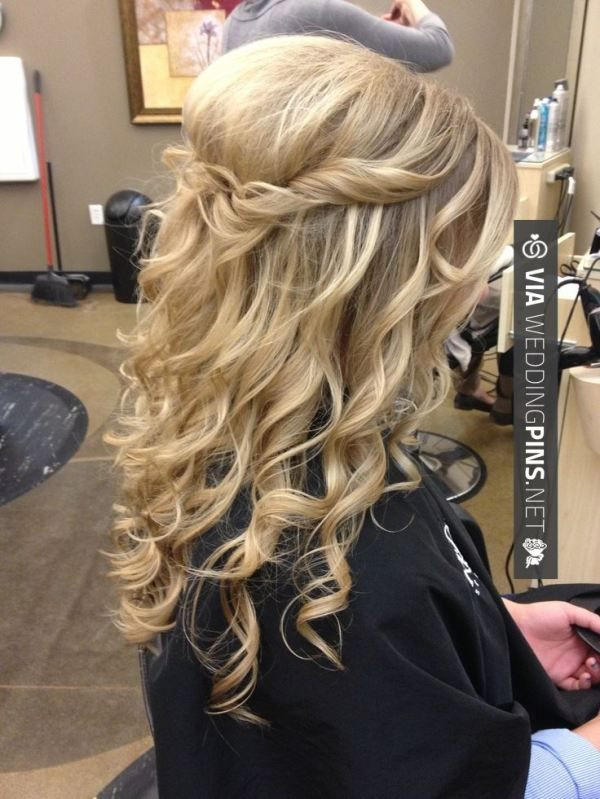 Cute Wedding Guest Hairstyles
 Wedding Guest Hair – Cute and easy Half Up with curls