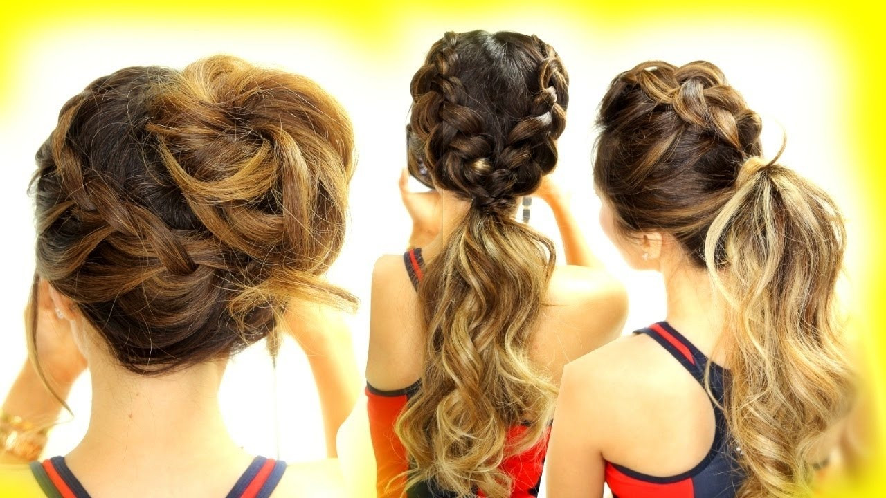 Cute Workout Hairstyles
 3 ★ Cutest WORKOUT HAIRSTYLES BRAID SCHOOL HAIRSTYLES for