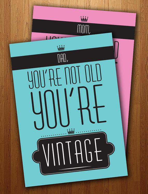 Dads Birthday Gifts
 Dad s Funny Vintage Birthday Card Printable