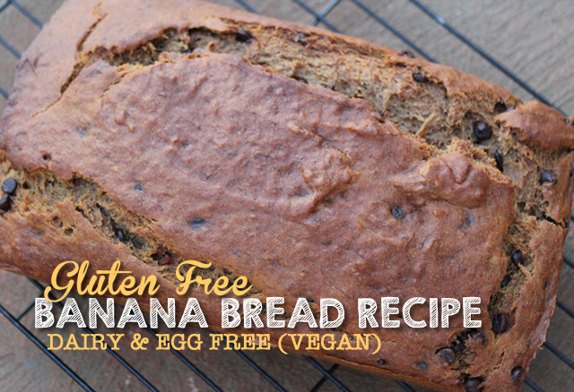 Dairy Free Banana Bread Recipe
 BEST Gluten Free Banana Bread Recipe No Eggs Vegan
