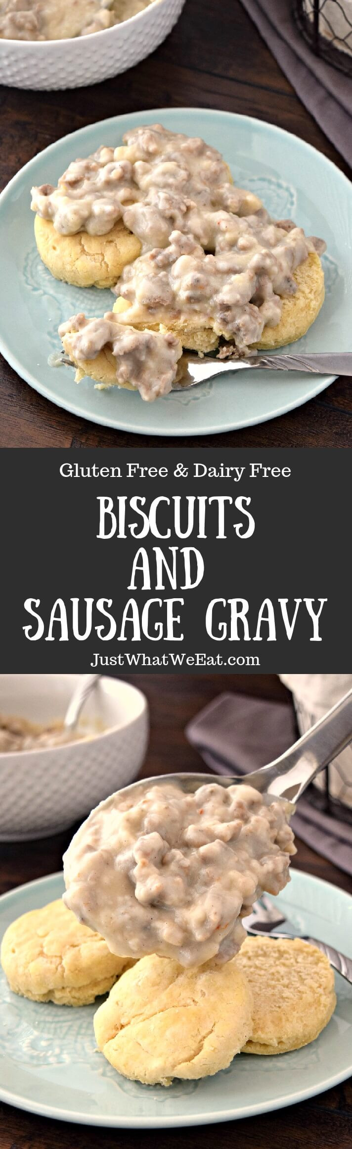 Dairy Free Sausage Gravy
 Biscuits and Sausage Gravy Gluten Free & Dairy Free