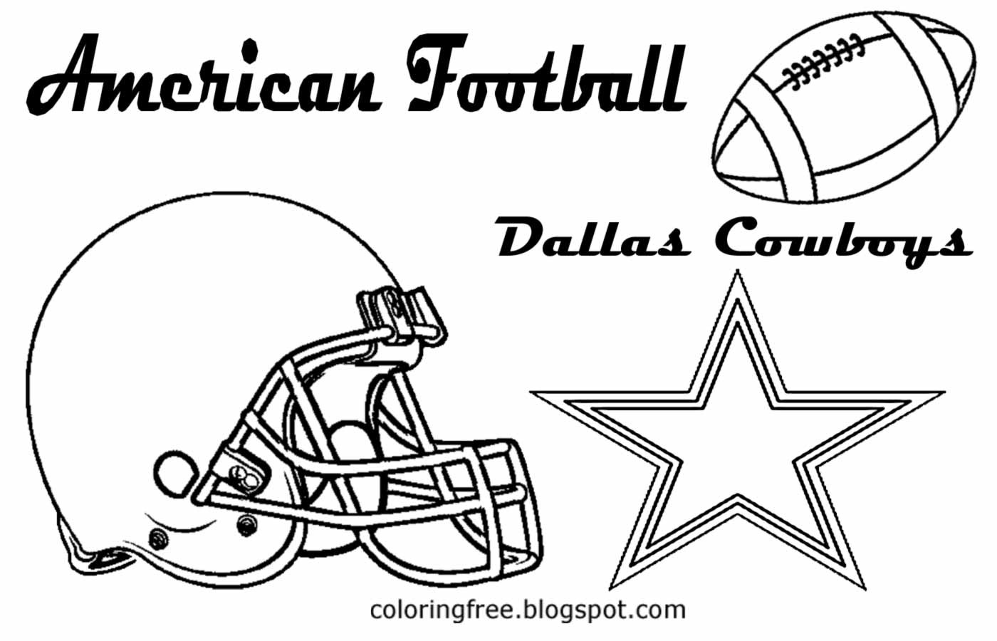 Free Printable Dallas Cowboys Coloring Pages