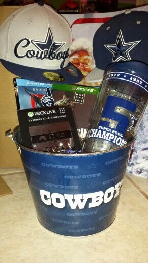 Dallas Cowboys Gift Ideas
 Gift Basket for Boyfriend for Christmas Filled with