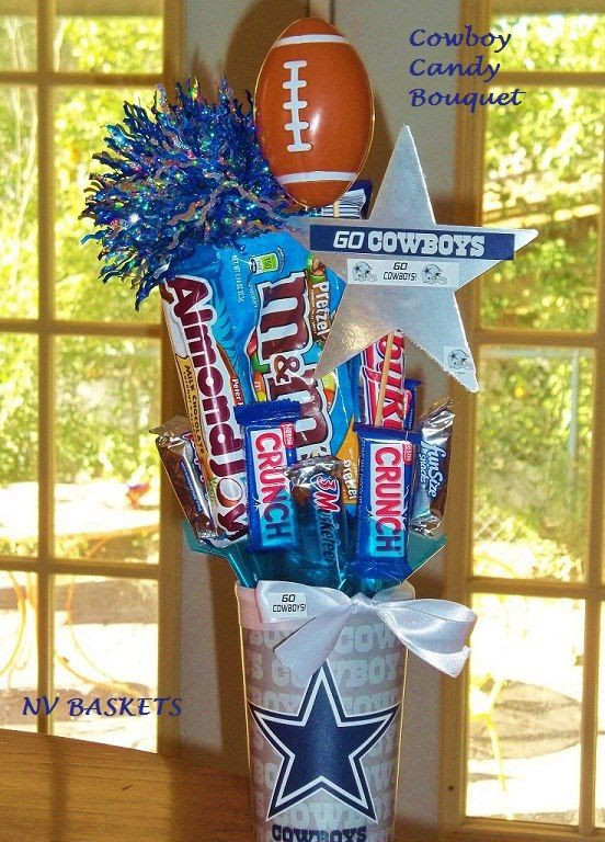 Dallas Cowboys Gift Ideas
 Dallas Cowboy NFL candy bouquet