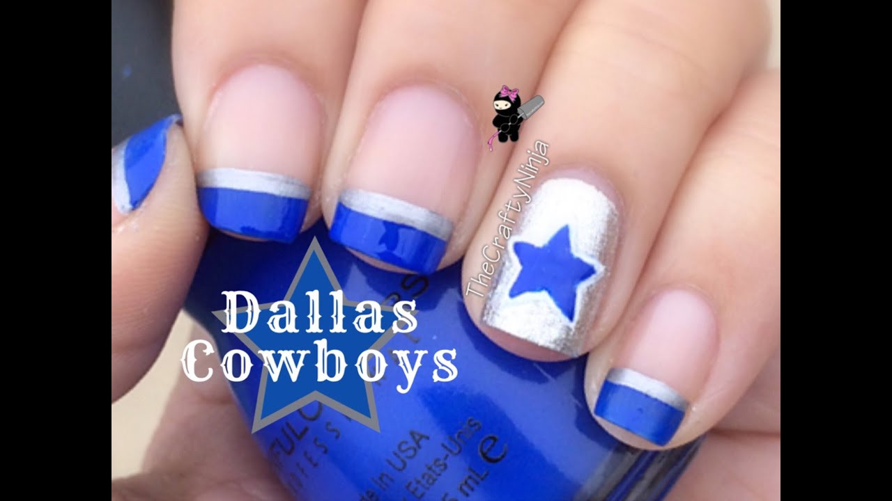 8. Dallas Cowboys Nail Designs for Game Day - wide 9