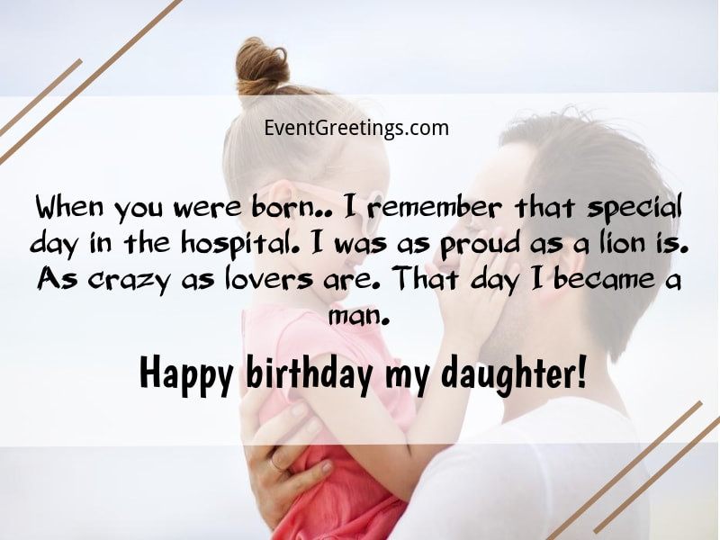 Daughter Birthday Wishes From Dad
 65 Amazing Birthday Wishes For Daughter From Dad