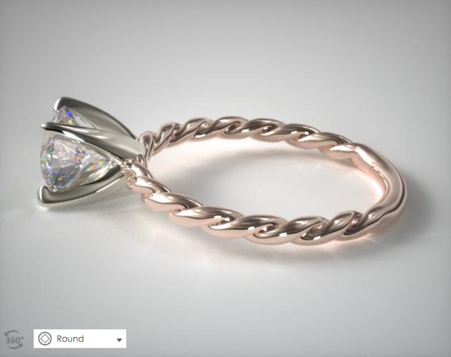 David Yurman Wedding Rings
 A David Yurman Cable Engagement Ring Imposter