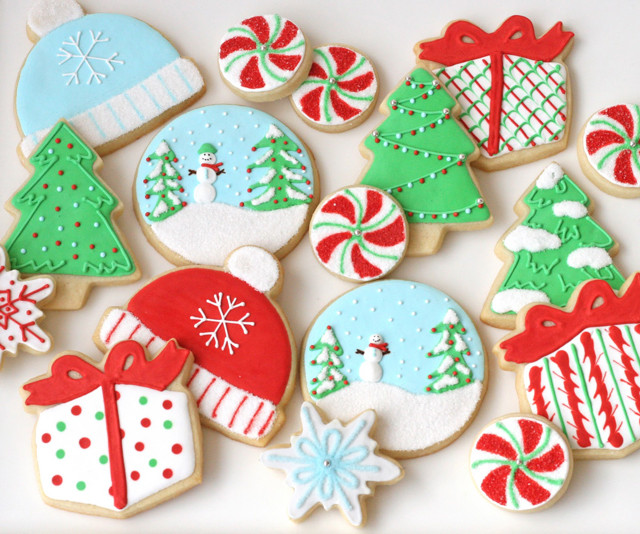 Decorated Christmas Sugar Cookies
 Decorated Christmas Cookies – Glorious Treats