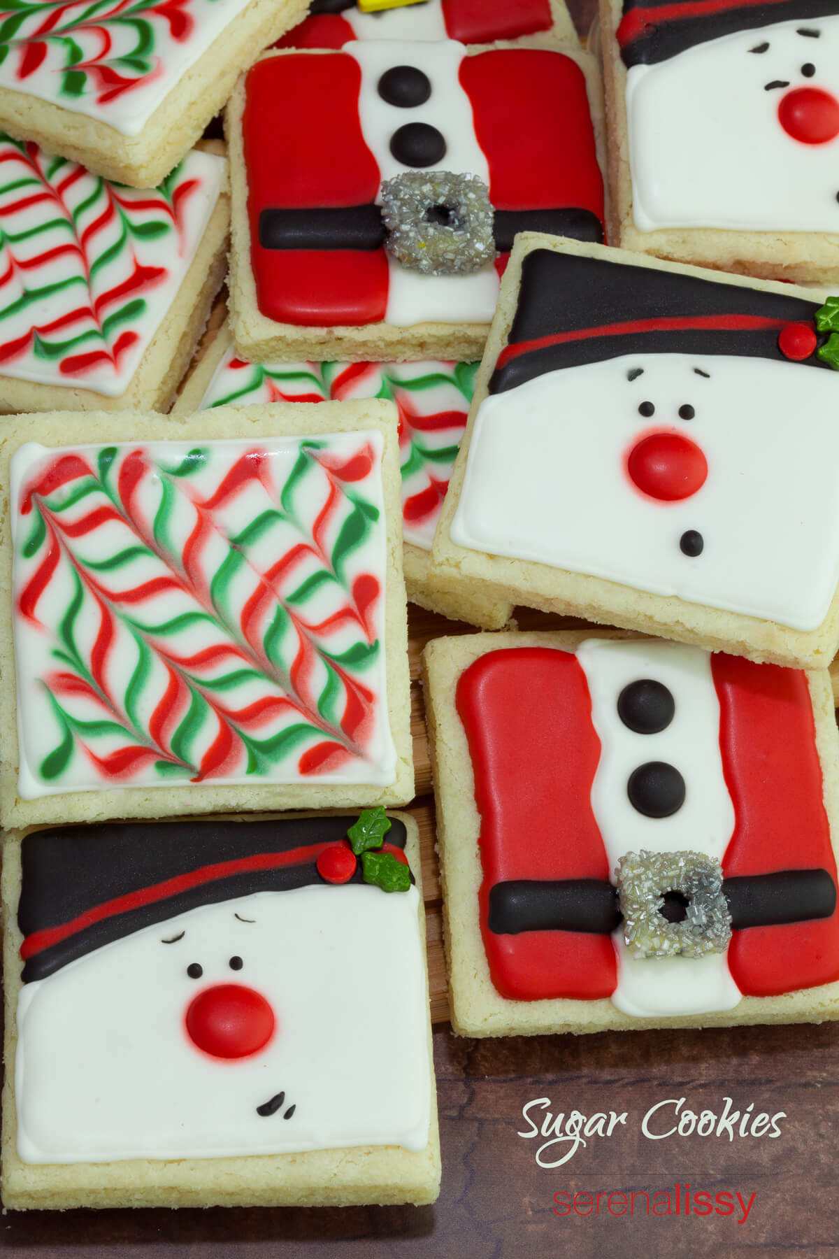 Decorated Christmas Sugar Cookies
 Holiday Sugar Cookies