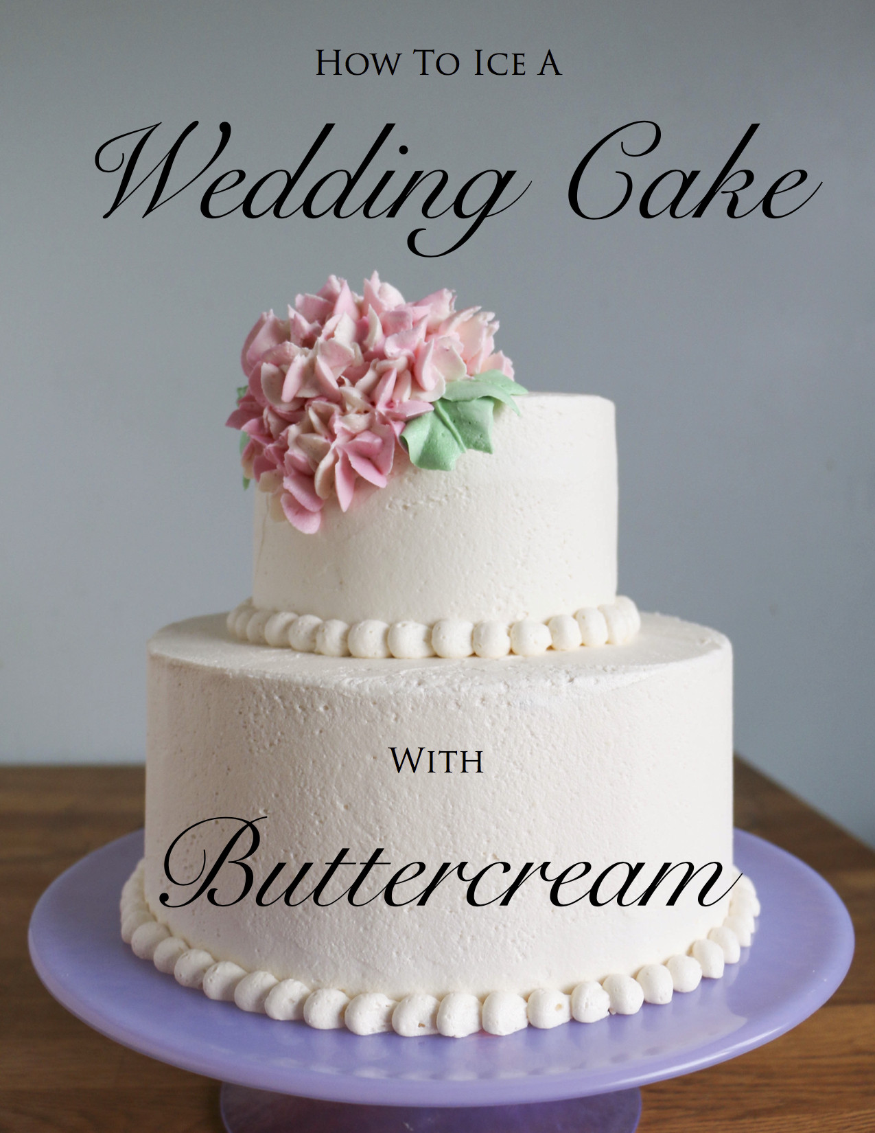 Decorating A Wedding Cake
 How to Ice a Wedding Cake With Buttercream Tutorial