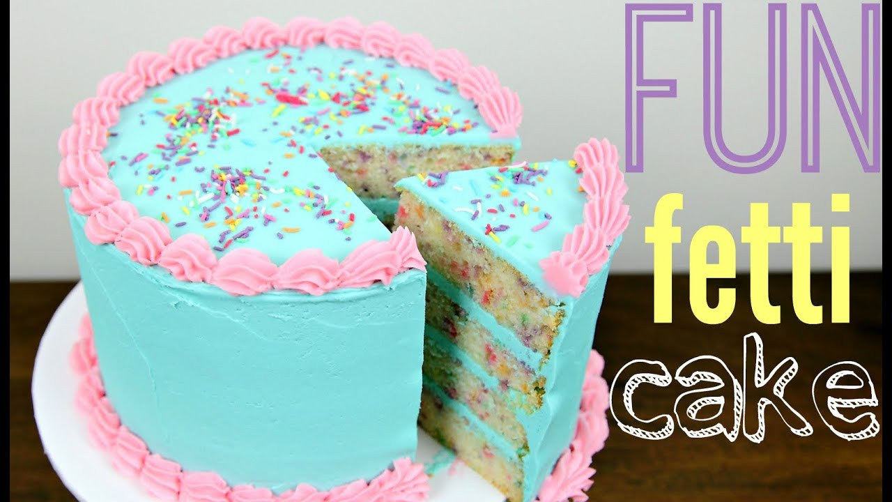 Decorating Birthday Cakes
 Funfetti Birthday Cake Decorating CAKE STYLE