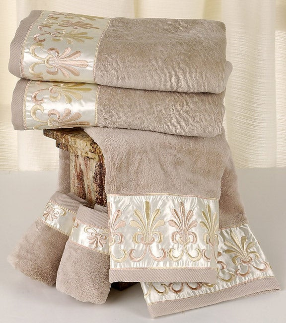 Decorative Bathroom Towel Sets
 KassaFina Luxury Decorative 6 piece Towel Set