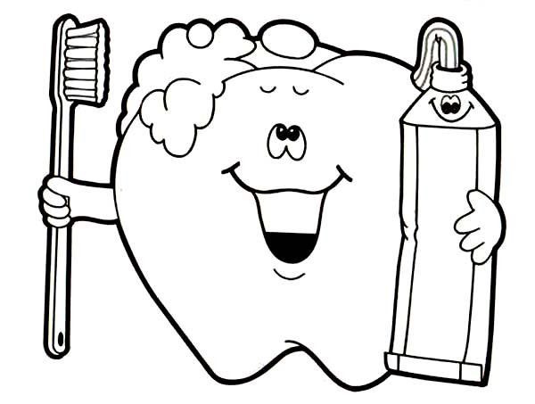 Dental Coloring Pages Printable
 Dental Coloring Pages