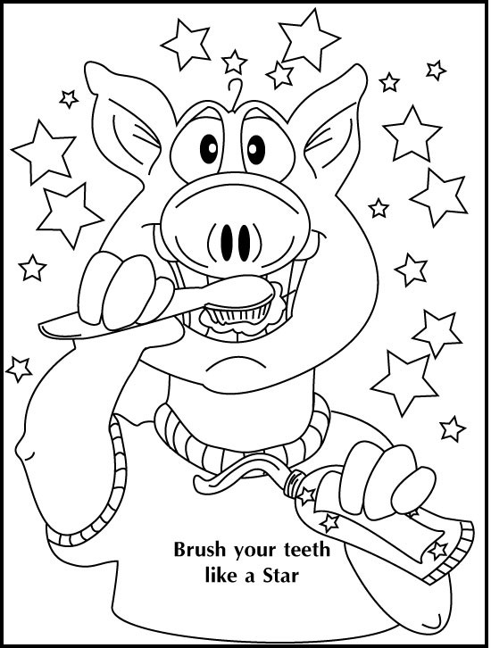 Dental Coloring Pages Printable
 Kids Zone Great Grins Children s Dentistry