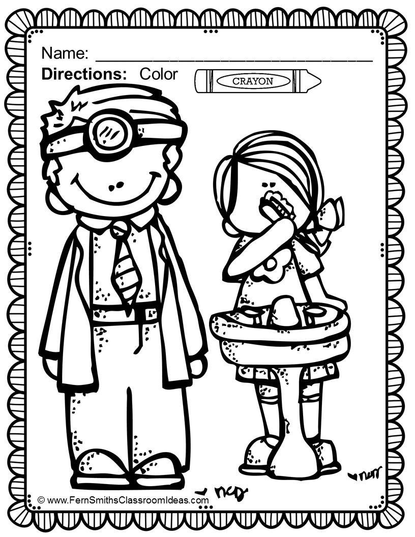 Dental Coloring Pages Printable
 Presidents Day Freebies Just for You Plus a Little Bit