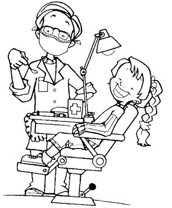 Dental Coloring Pages Printable
 Dentist Coloring Sheets To Print