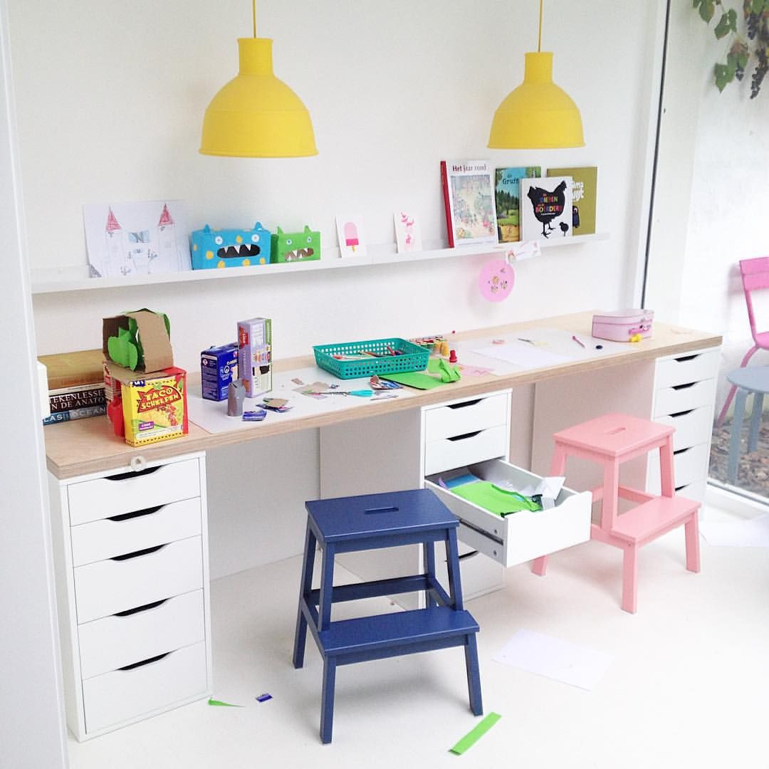 Desk For Kids Room
 Ikea kids desk hack Girls room