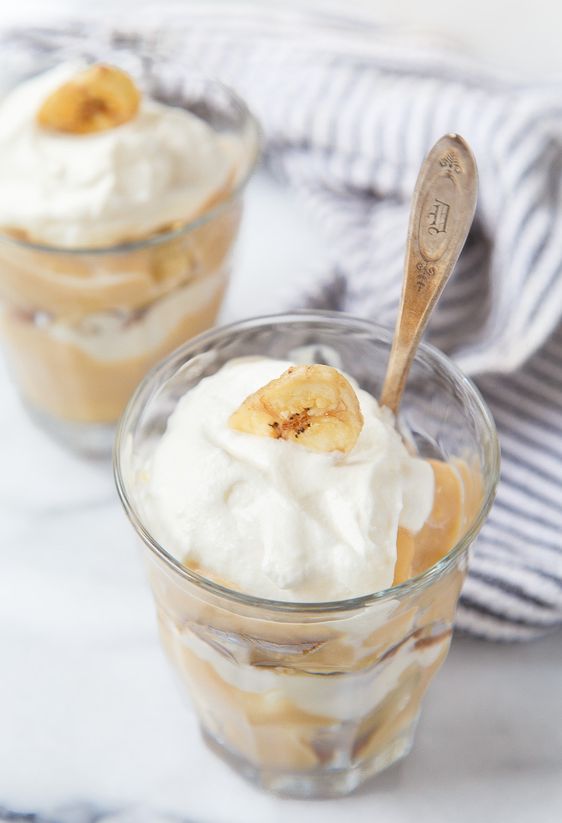 Desserts For Two
 Mini Banana Pudding Trifles for Two Dessert for Two