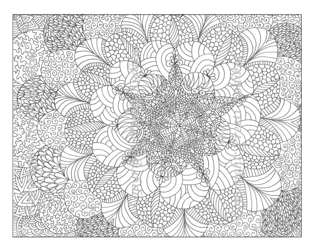 Detailed Coloring Books For Adults
 Free Printable Abstract Coloring Pages for Adults