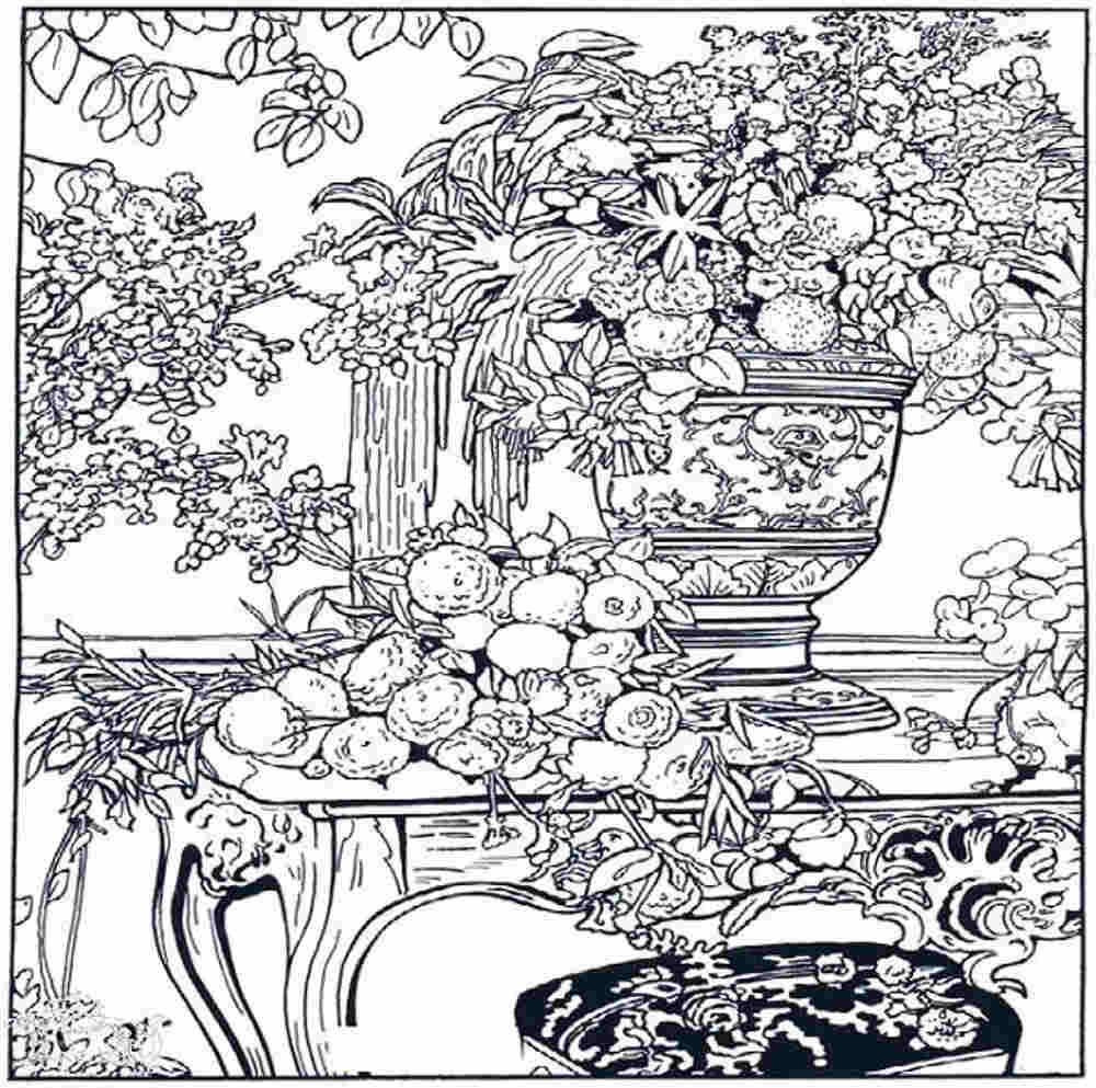 Detailed Coloring Books For Adults
 Pin by DeAnna Lea on Color Plants