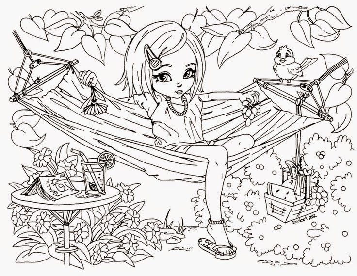 Detailed Coloring Pages For Teenage Girls
 Coloring Pages Difficult but Fun Coloring Pages Free and