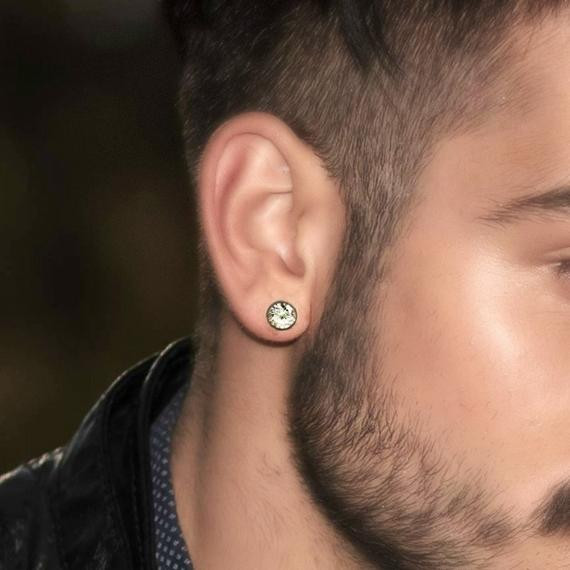 Diamond Earring For Men
 Mens diamond earrings black stud earrings for guys post