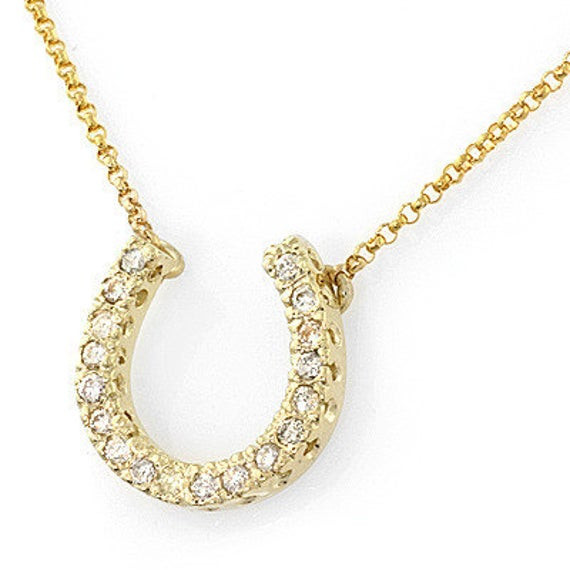 Diamond Horseshoe Necklace
 Diamond Horseshoe Necklace
