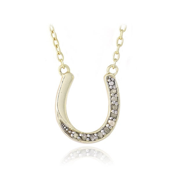 Diamond Horseshoe Necklace
 Email