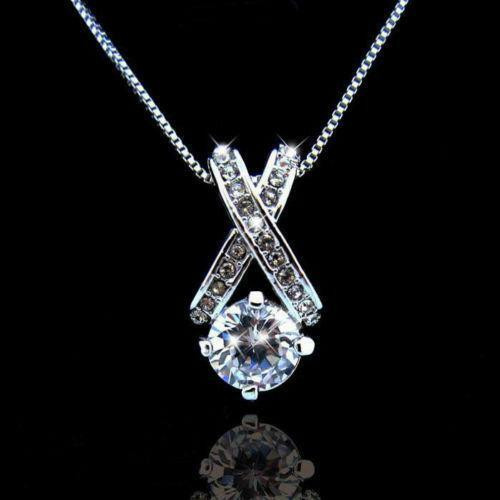 Diamond Necklace Womens
 Womens Diamond Necklace