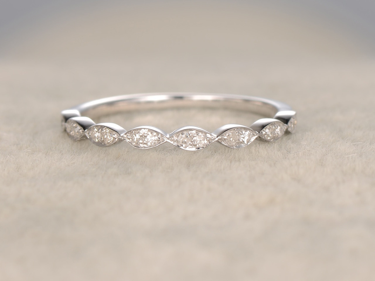 Diamond Wedding Rings For Her
 Diamond Wedding Rings For Her 14k White Gold Antique Art