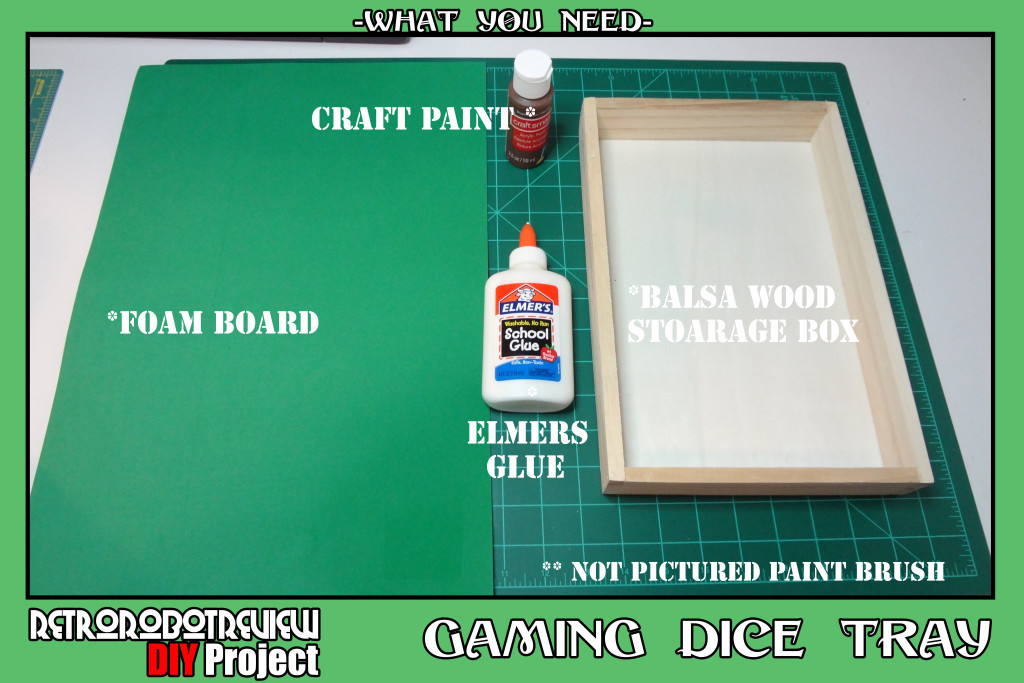 Dice Box DIY
 RRR DIY Project – Gaming Dice Tray