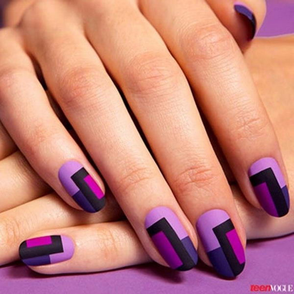 Different Nail Designs
 Cool Color Block Nail Designs 2017
