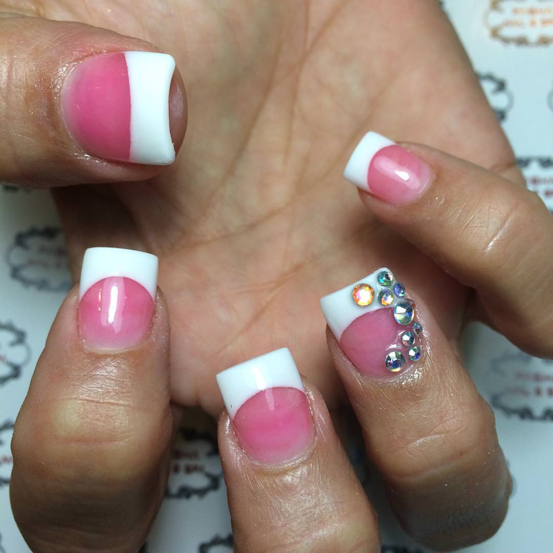 Different Nail Designs
 23 Pink & White Nail Art Designs Ideas
