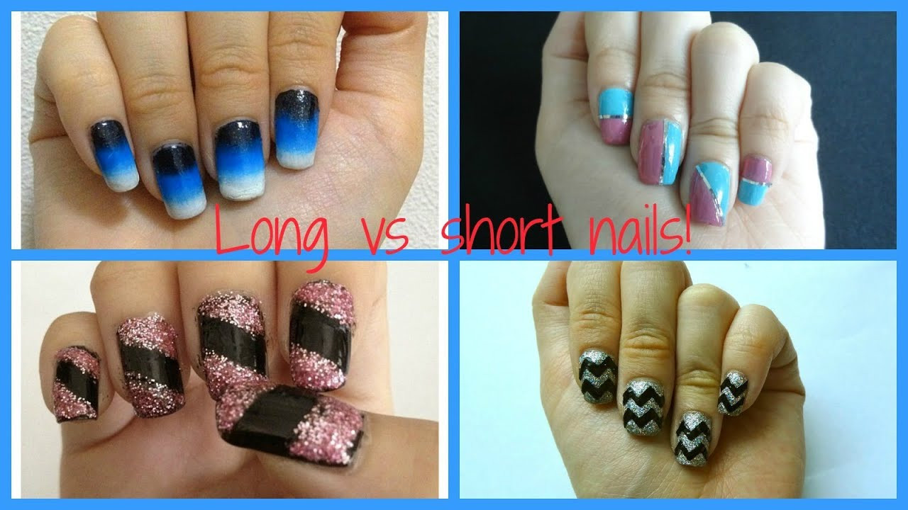 Different Nail Designs
 Different types of nail designs for long and short nails