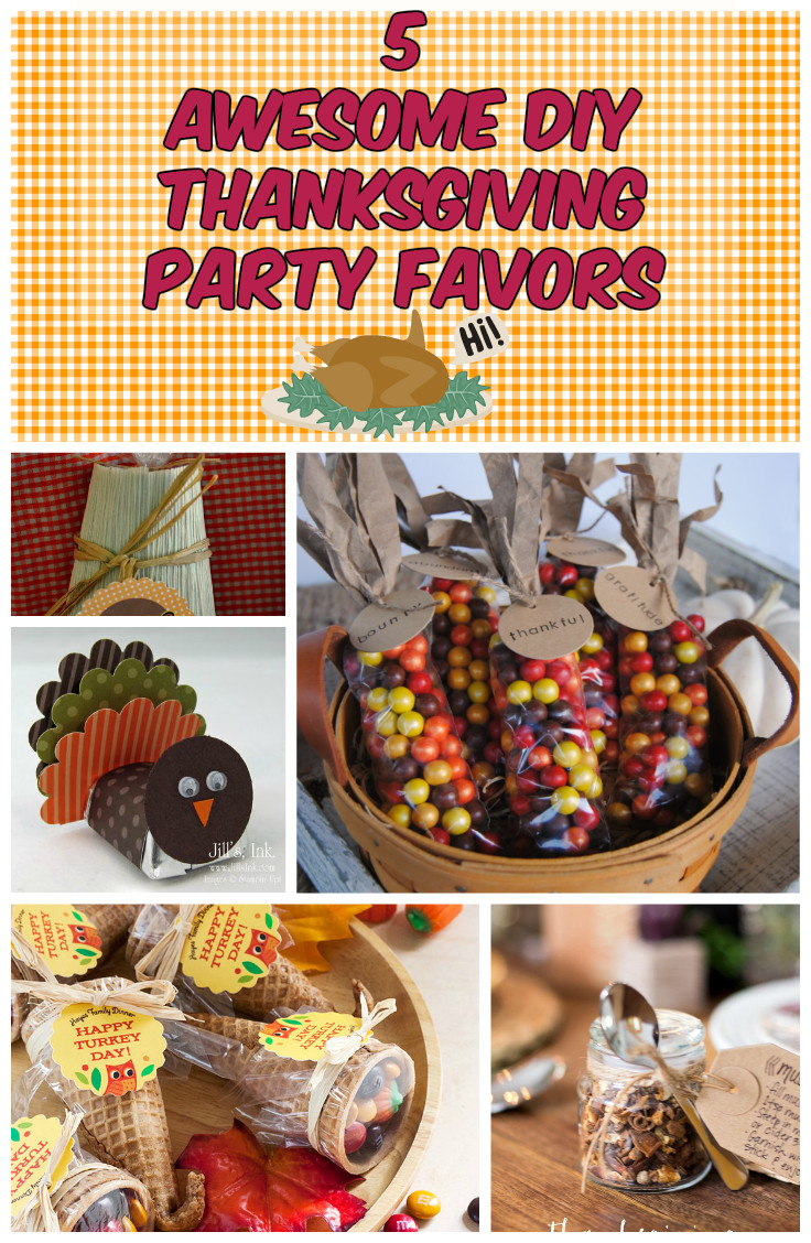 Dinner Party Gift Ideas For Guests
 5 Awesome DIY Thanksgiving Party Favors