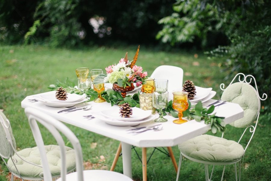 Dinner Party Ideas For 10
 A Pretty Outdoor Fall Dinner Party The Sweetest Occasion