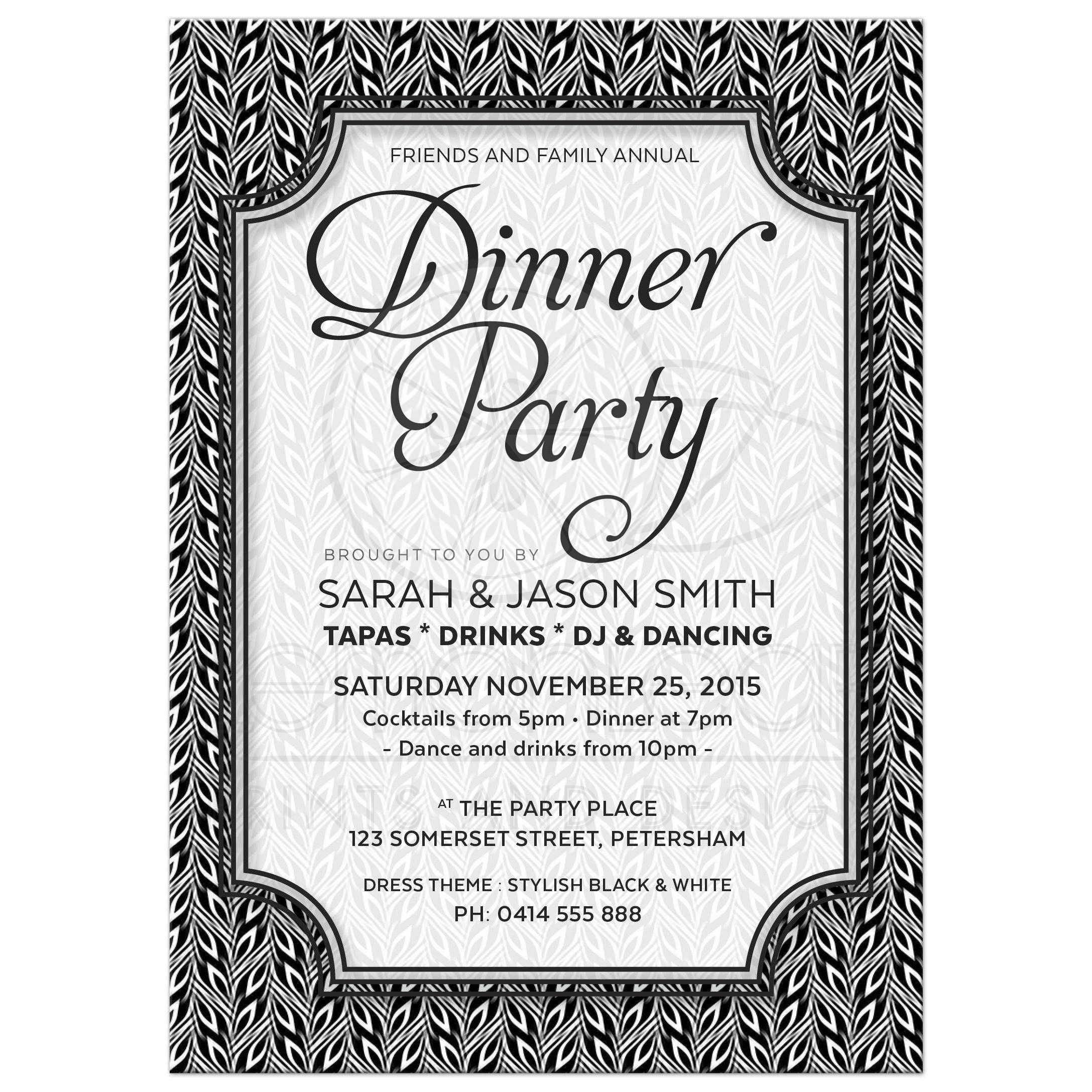 The Best Ideas for Dinner Party Invitation Ideas - Home, Family, Style