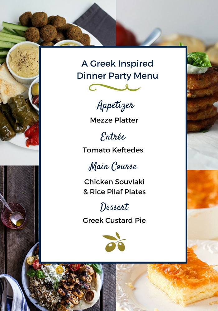 Dinner Party Menu Ideas For 4
 A Greek Inspired Dinner Party Menu Pretty Mayhem