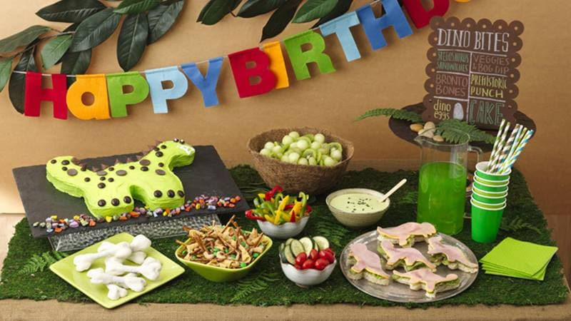 Dinosaur Birthday Party Menu Ideas
 Dinosaur Party Foods BettyCrocker